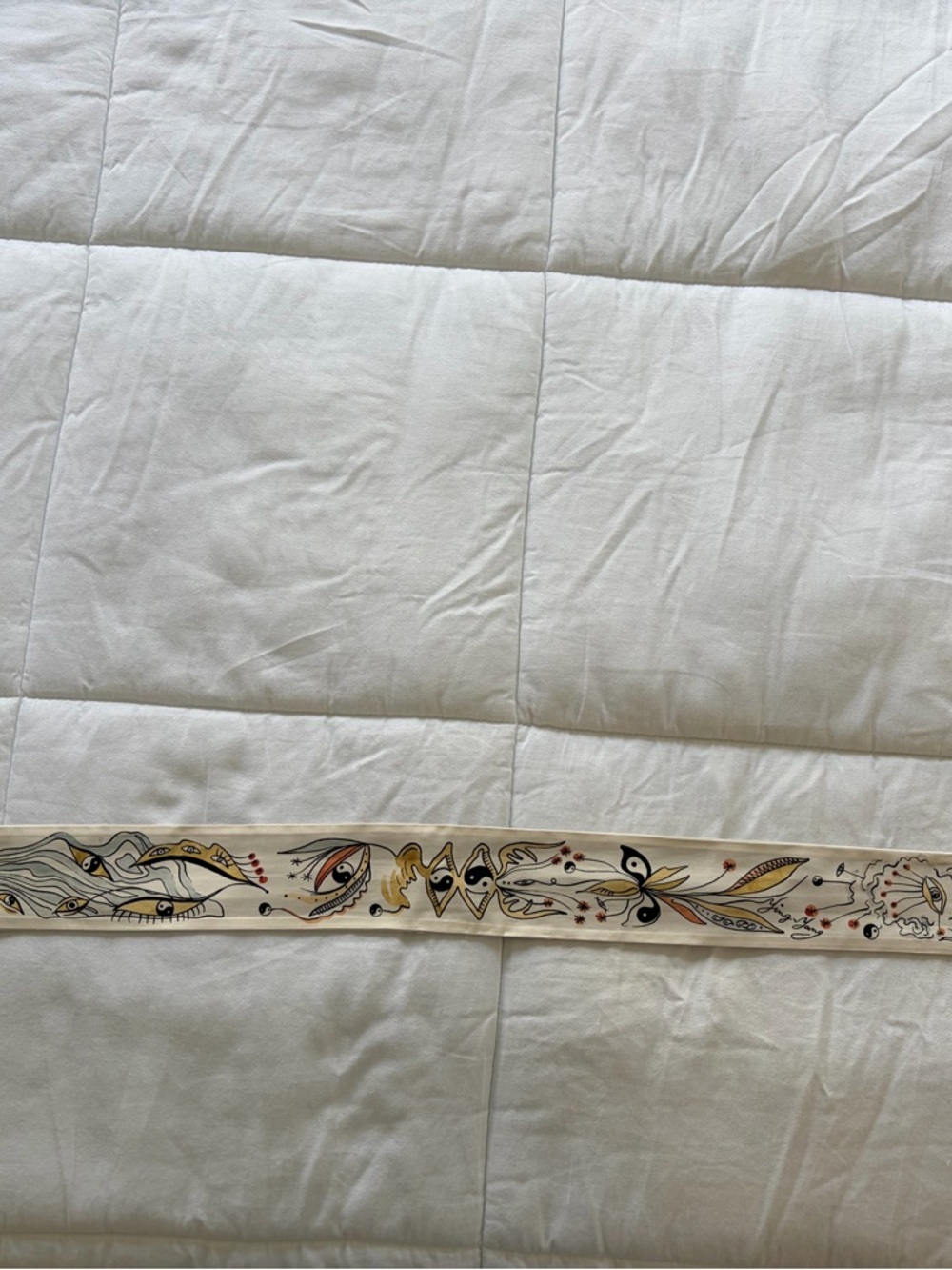 Dior Ying and Yang Silk Scarf - Picture 2 of 8